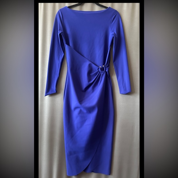 Chairs Boni La Petite Robe Gekko Bandage Midi Dress,Blue-violet,It42=US6/S, New - Picture 4 of 10